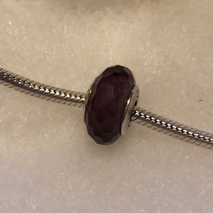 Pandora Murano charm, purple